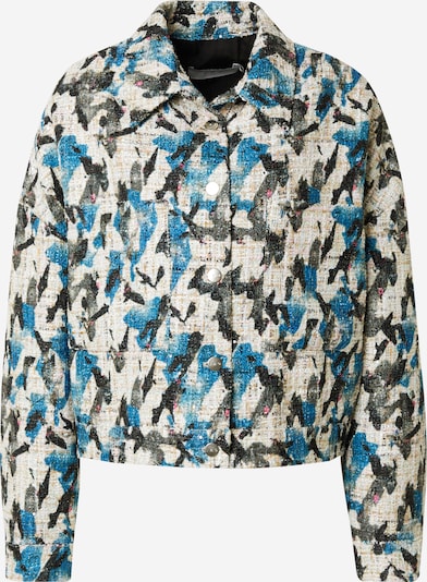 IRO Between-season jacket in Cyan blue / Khaki / Black / Off white, Item view