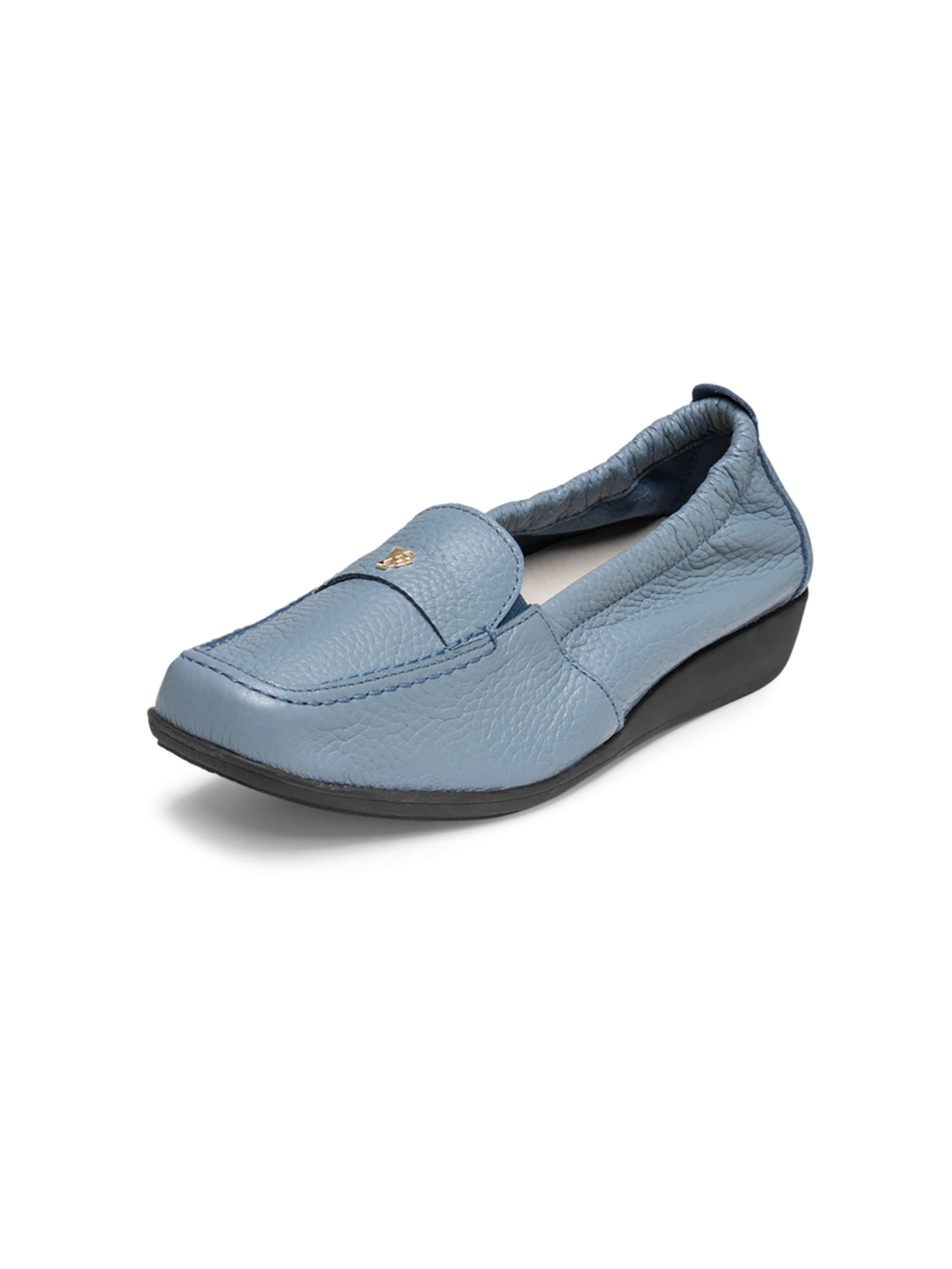 Mocassino di VITAFORM in blu: frontale