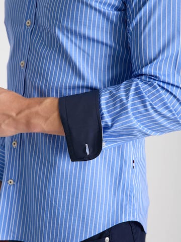 7Camicie Slim Fit Businesshemd 'Leonardo'‌‌‌‌‌ in Blau