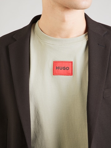 HUGO Koszulka 'Diragolino212' w kolorze zielony