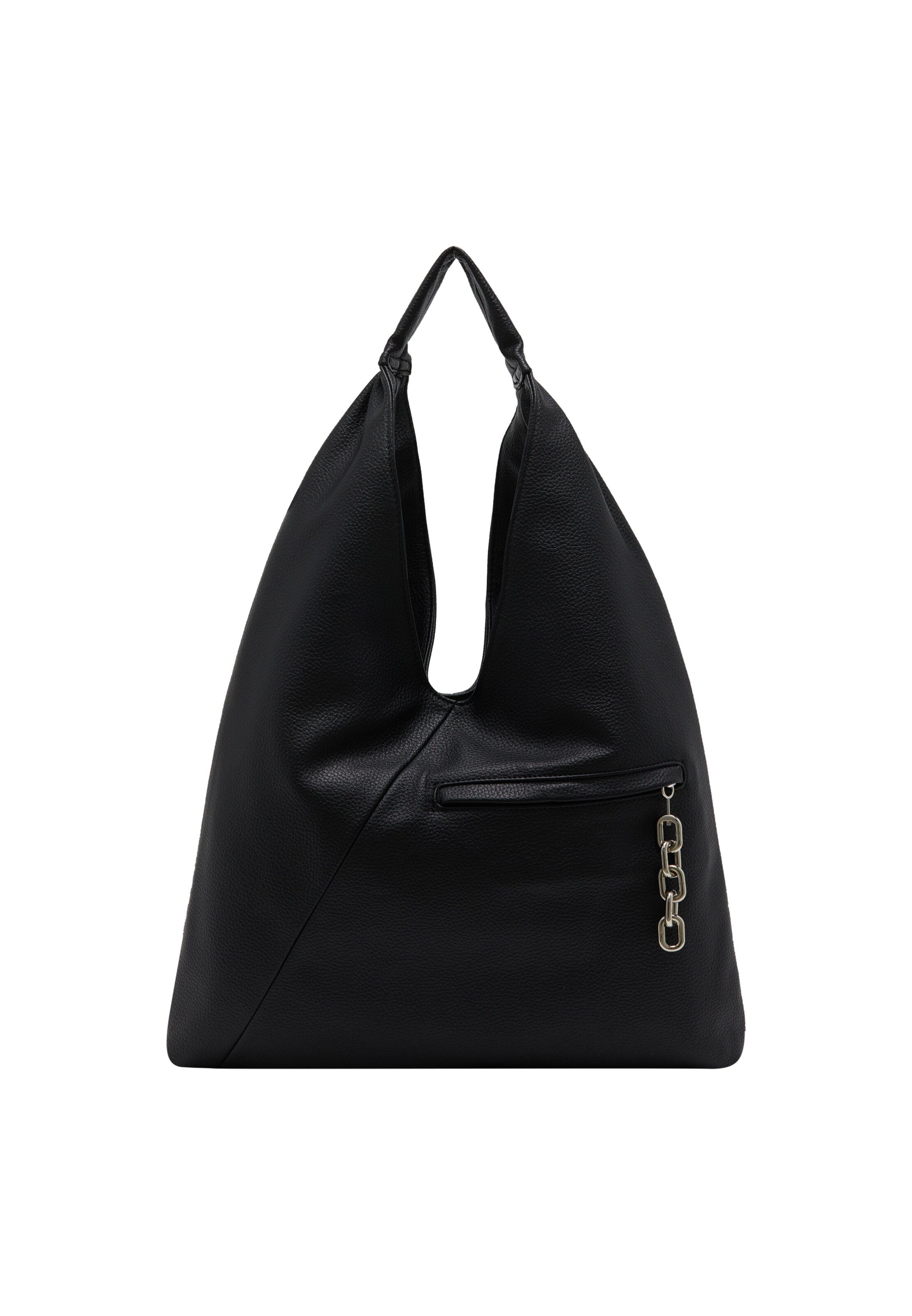 faina Shopper in Black: front