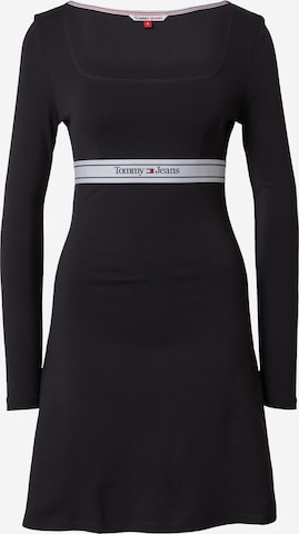 Tommy Jeans Kleid in Schwarz: predná strana