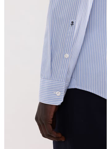 Coupe regular Chemise business SEIDENSTICKER en bleu