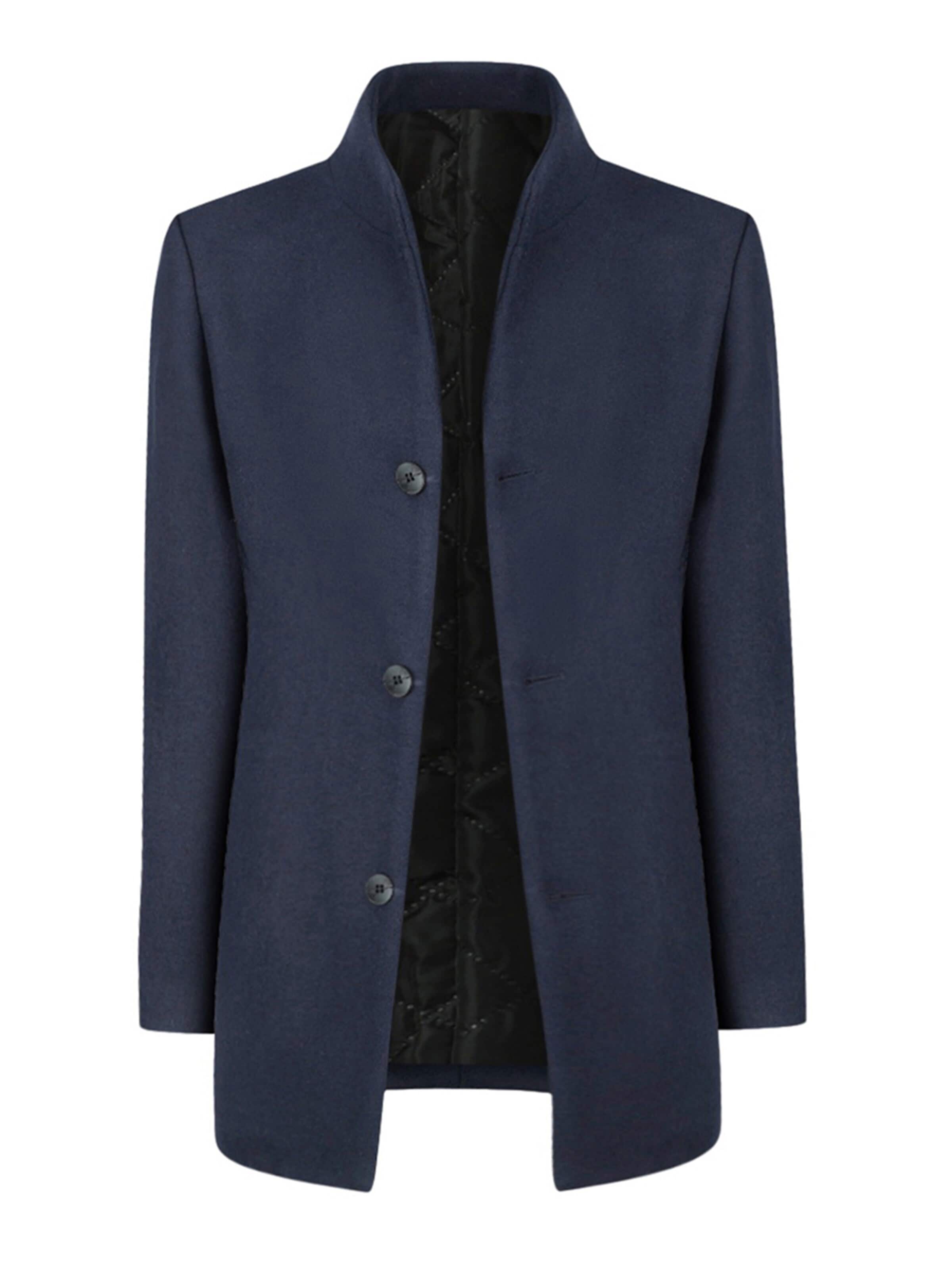 YOUTHUP Winter Coat 'Winterfester' in Blue: front