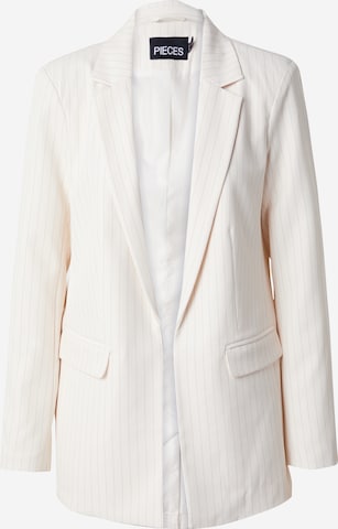 Blazer 'PCBOZZY' PIECES en beige : devant