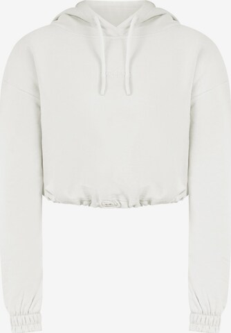 Sweat-shirt ' Abby ' Smilodox en beige : devant