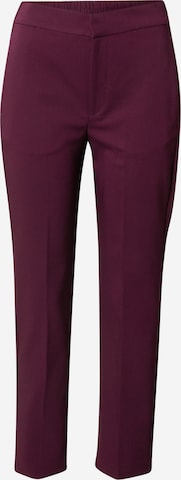 InWear Regular Pleated Pants 'Zella' in Purple: front