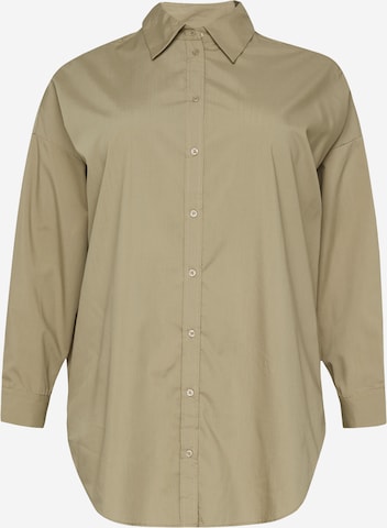 ONLY Carmakoma Blouse 'TIM' in Beige: front