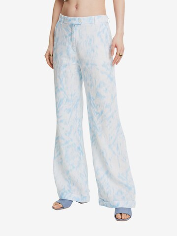 ESPRIT Wide leg Broek in Wit: voorkant