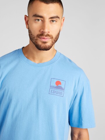 EDWIN T-Shirt in Blau