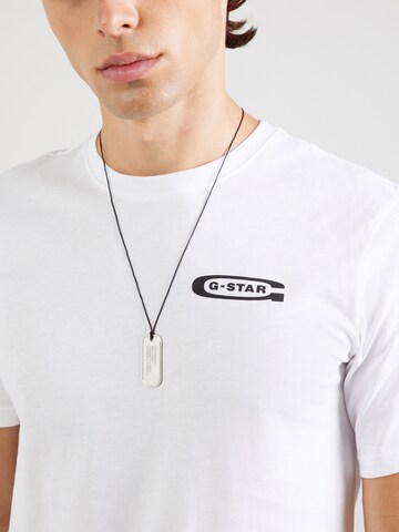 Tricou de la G-STAR pe alb