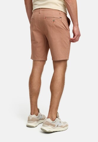 INDICODE JEANS Regular Chino trousers 'Lubin' in Orange