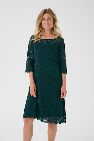 Cream Dress 'Pria' in Green: front