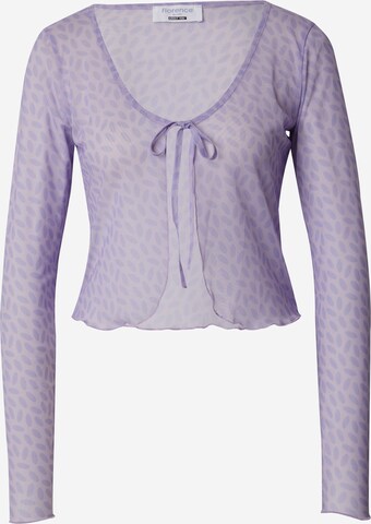 florence by mills exclusive for ABOUT YOU Blus 'Altralism' i lila: framsida