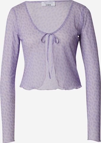 florence by mills exclusive for ABOUT YOU - Blusa 'Altralism' em roxo: frente