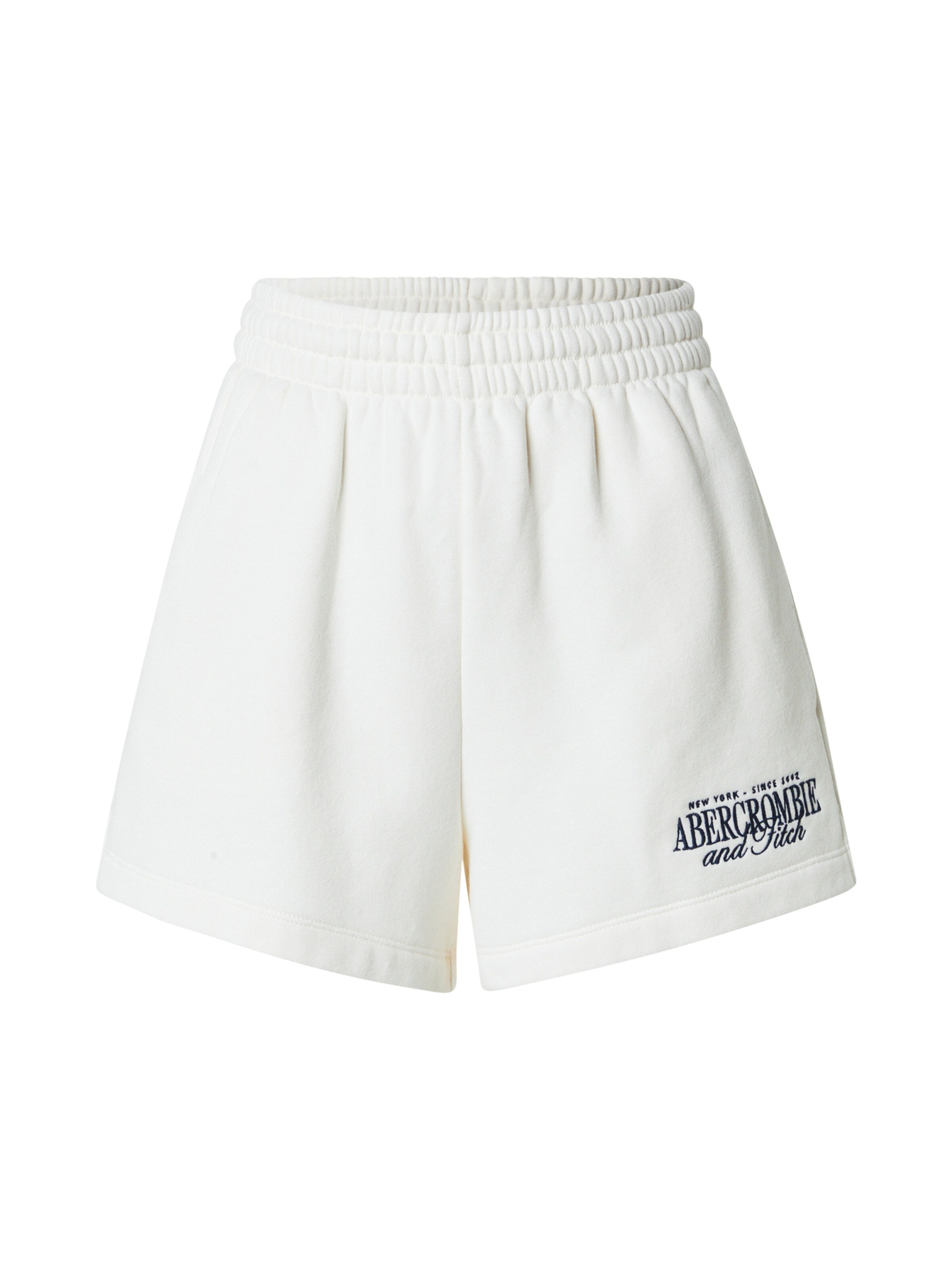 Abercrombie & Fitch Normalny krój Spodnie w kolorze beżowy: przód