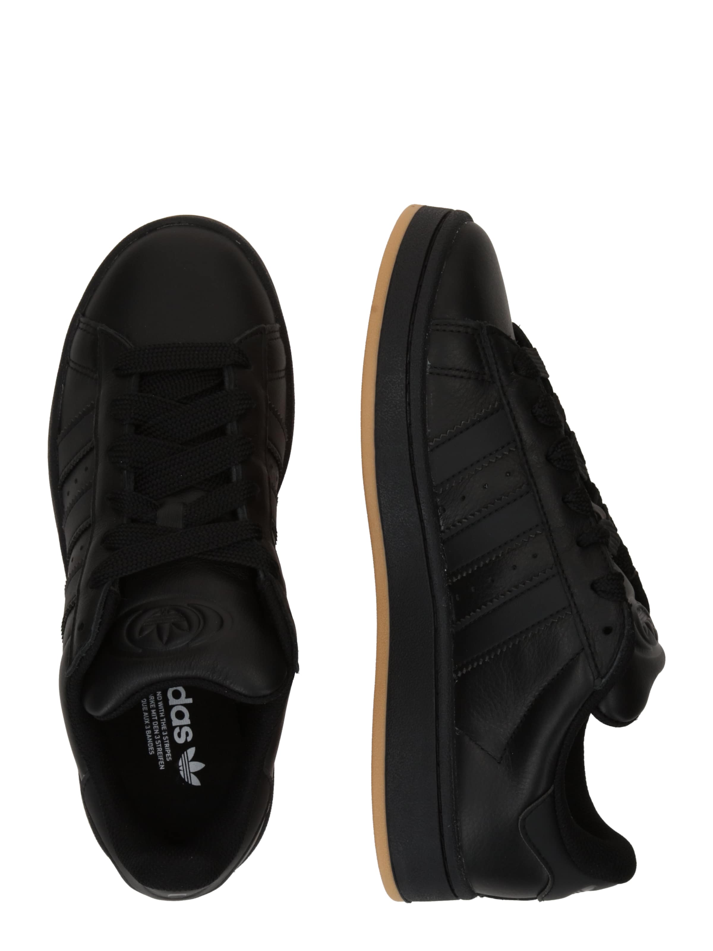 ADIDAS ORIGINALS Madalad ketsid 'Campus 00s', värv must