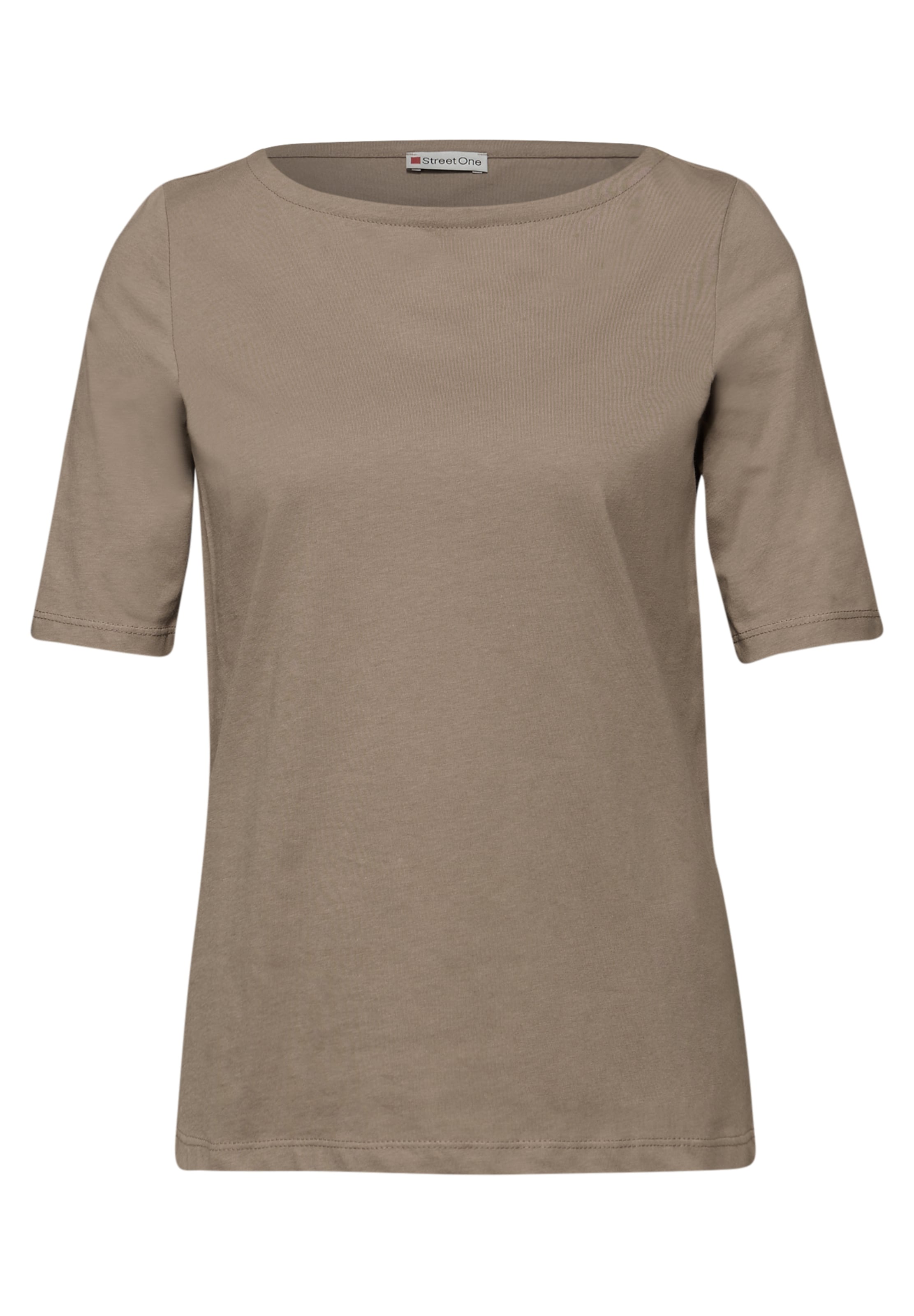 STREET ONE Shirt in Brown: front
