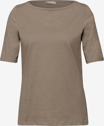 STREET ONE Shirt in Brown: front