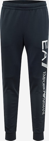 EA7 Emporio Armani Tapered Broek in Blauw: voorkant