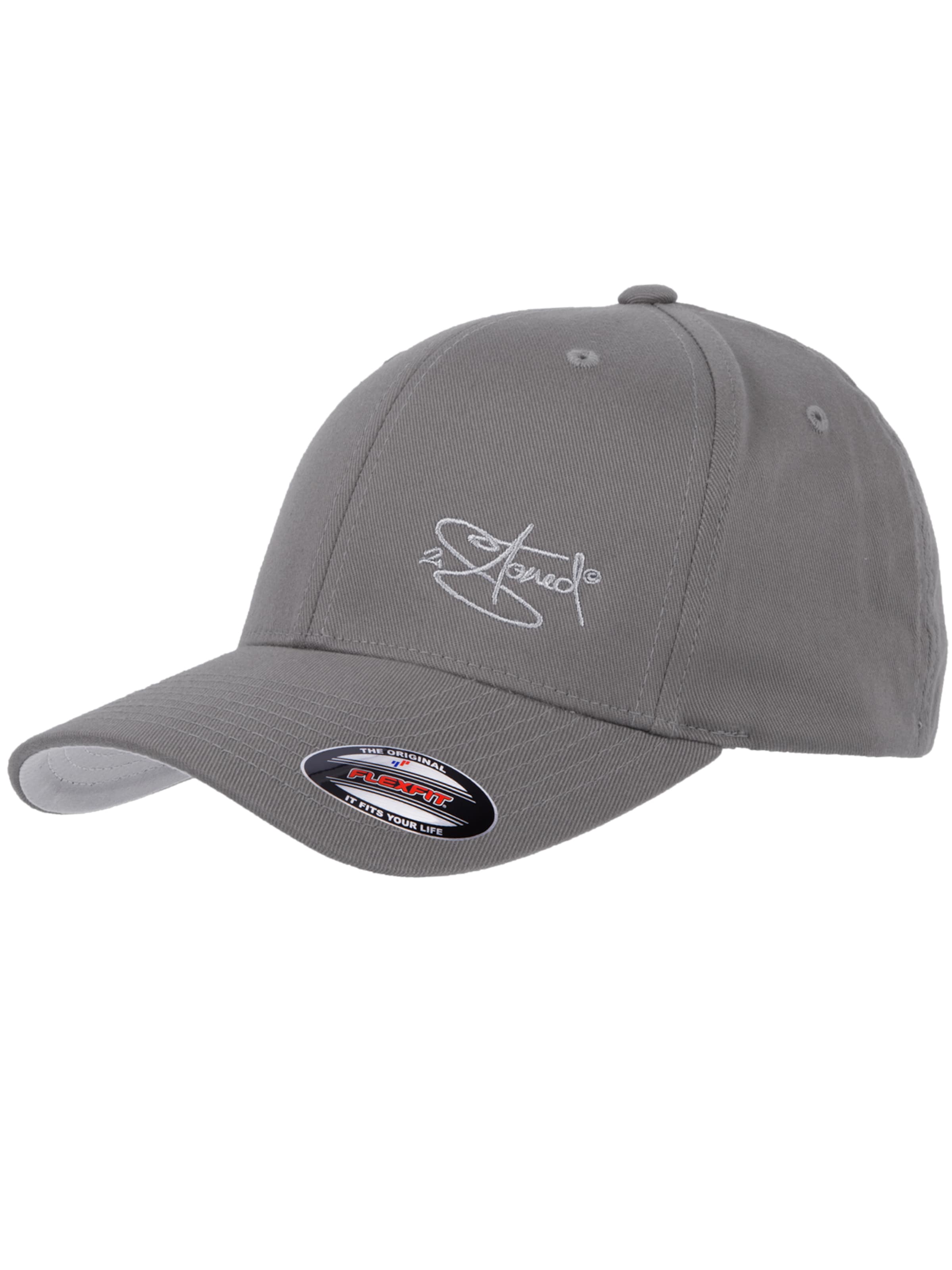 2Stoned Cap 'Flexfit Wooly Combed Classic' in Grey, Item view