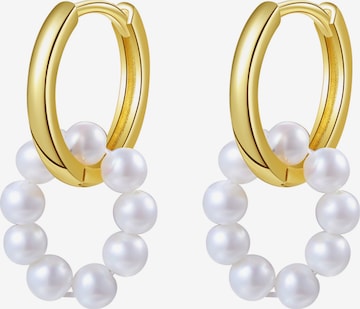 Orecchini 'Elegance' di Hey Happiness in oro: frontale