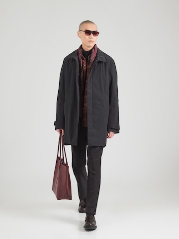 Manteau mi-saison 'BLERIOT' Krakatau en noir