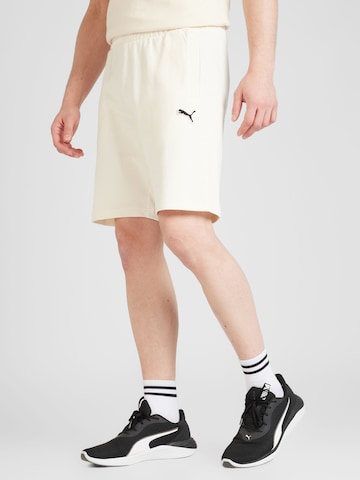 regular Pantaloni 'BETTER ESSENTIALS' di PUMA in beige: frontale