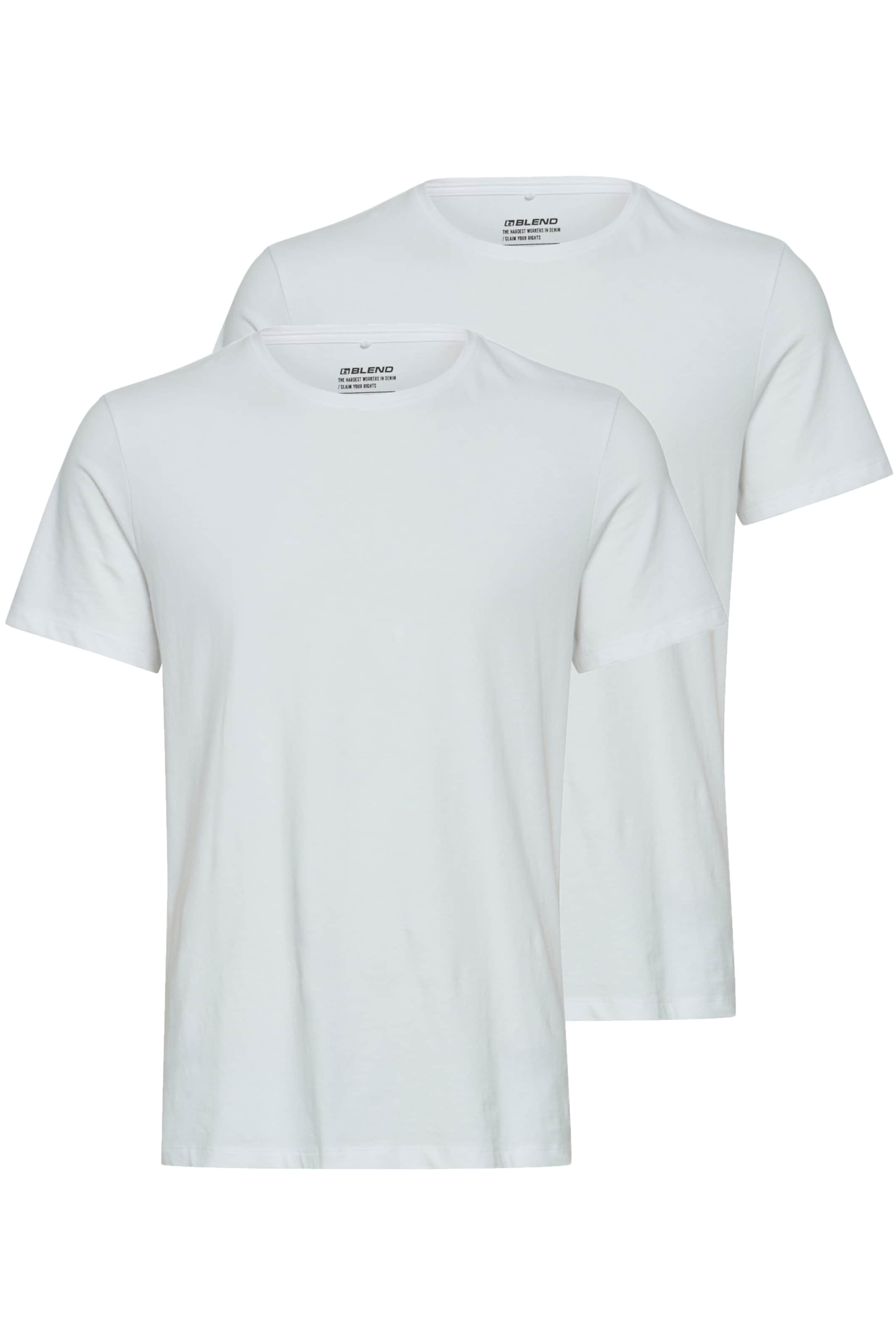 Tricou 'BHDinton' de la BLEND pe alb: față
