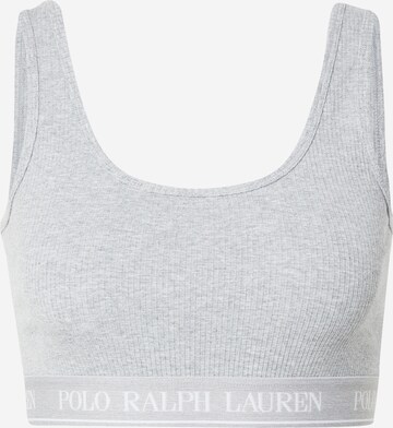 Bustier Soutien-gorge Polo Ralph Lauren en gris : devant