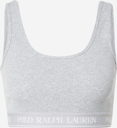 Polo Ralph Lauren Сутиен в сиво / бяло, Преглед на продукта