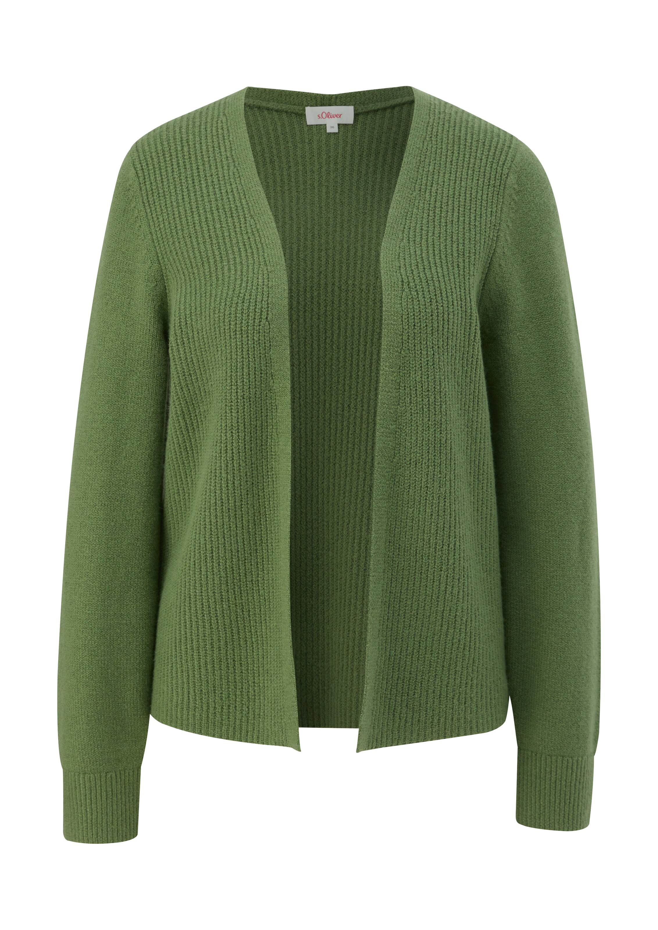 s.Oliver Knit cardigan in Green: front