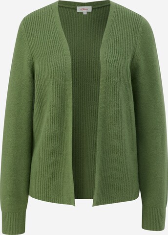 s.Oliver Knit cardigan in Green: front