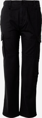 HOLLISTER - regular Pantalón cargo en negro: frente