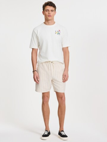 Regular Pantalon chino 'Lewis' Shiwi en beige