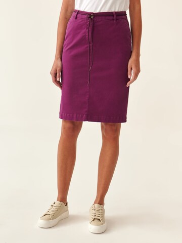 TATUUM Rok 'Hinoki' in Lila: voorkant