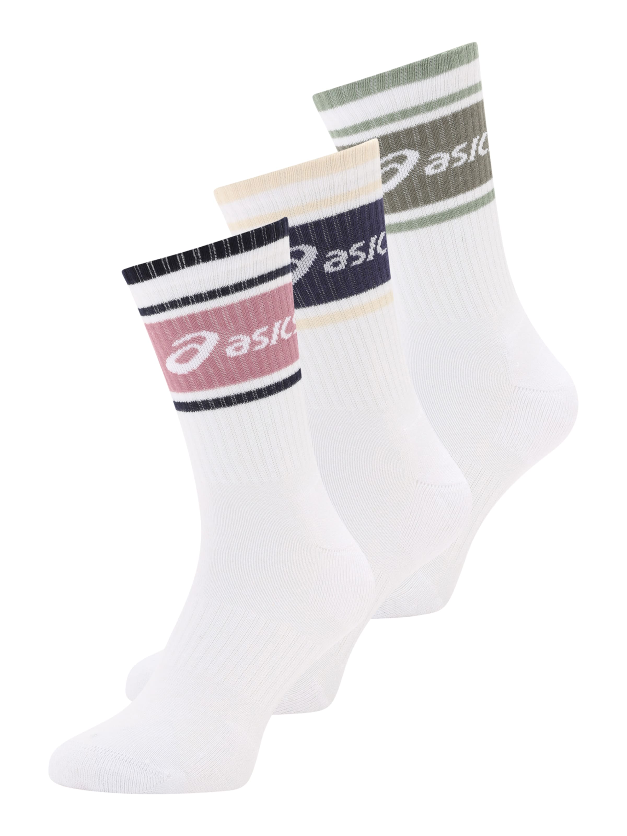 ASICS - Meias de desporto em branco: frente