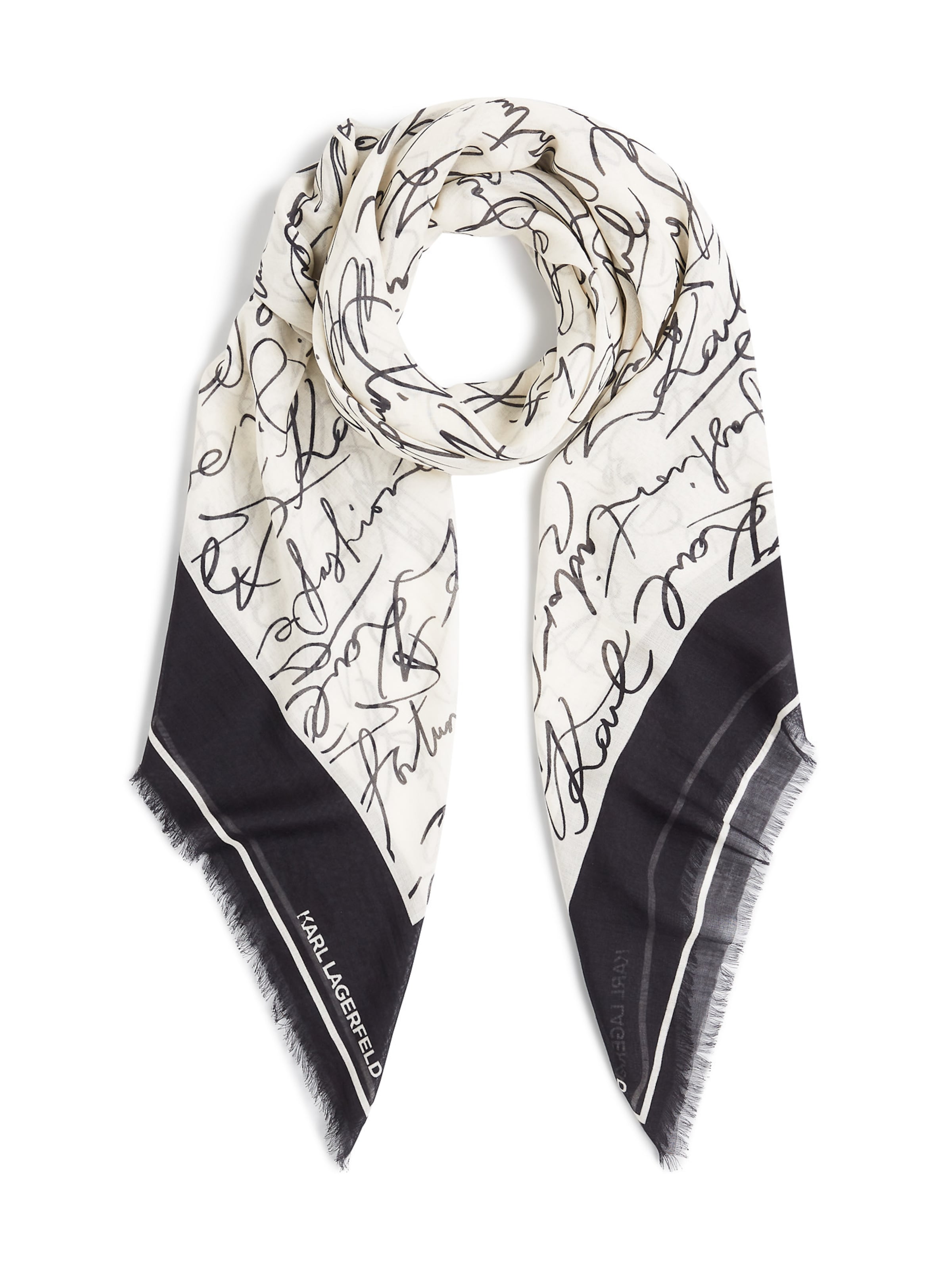 Karl Lagerfeld Sall 'Essential', värv beež: eest vaates