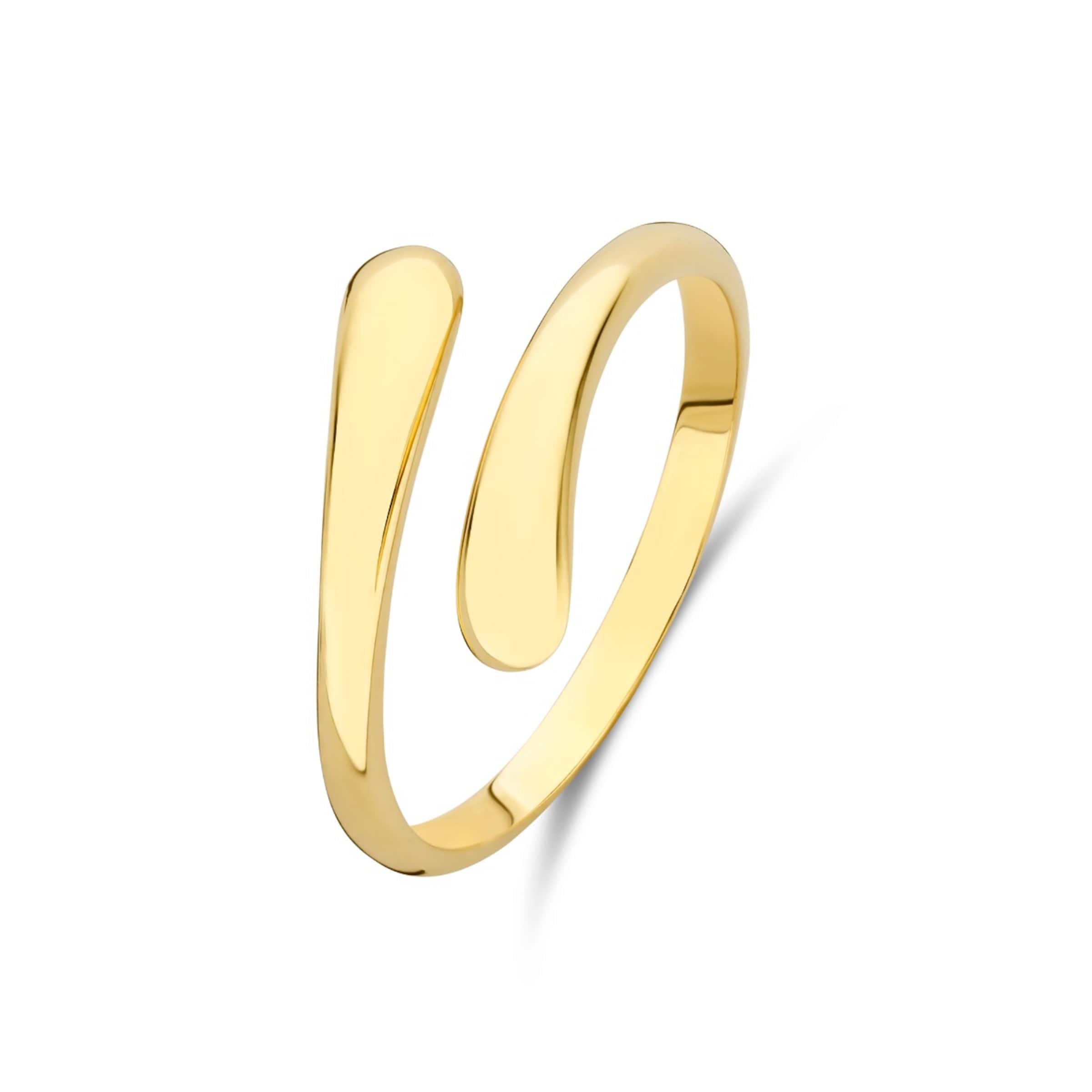 Beloro Jewels Ring in Goud: voorkant