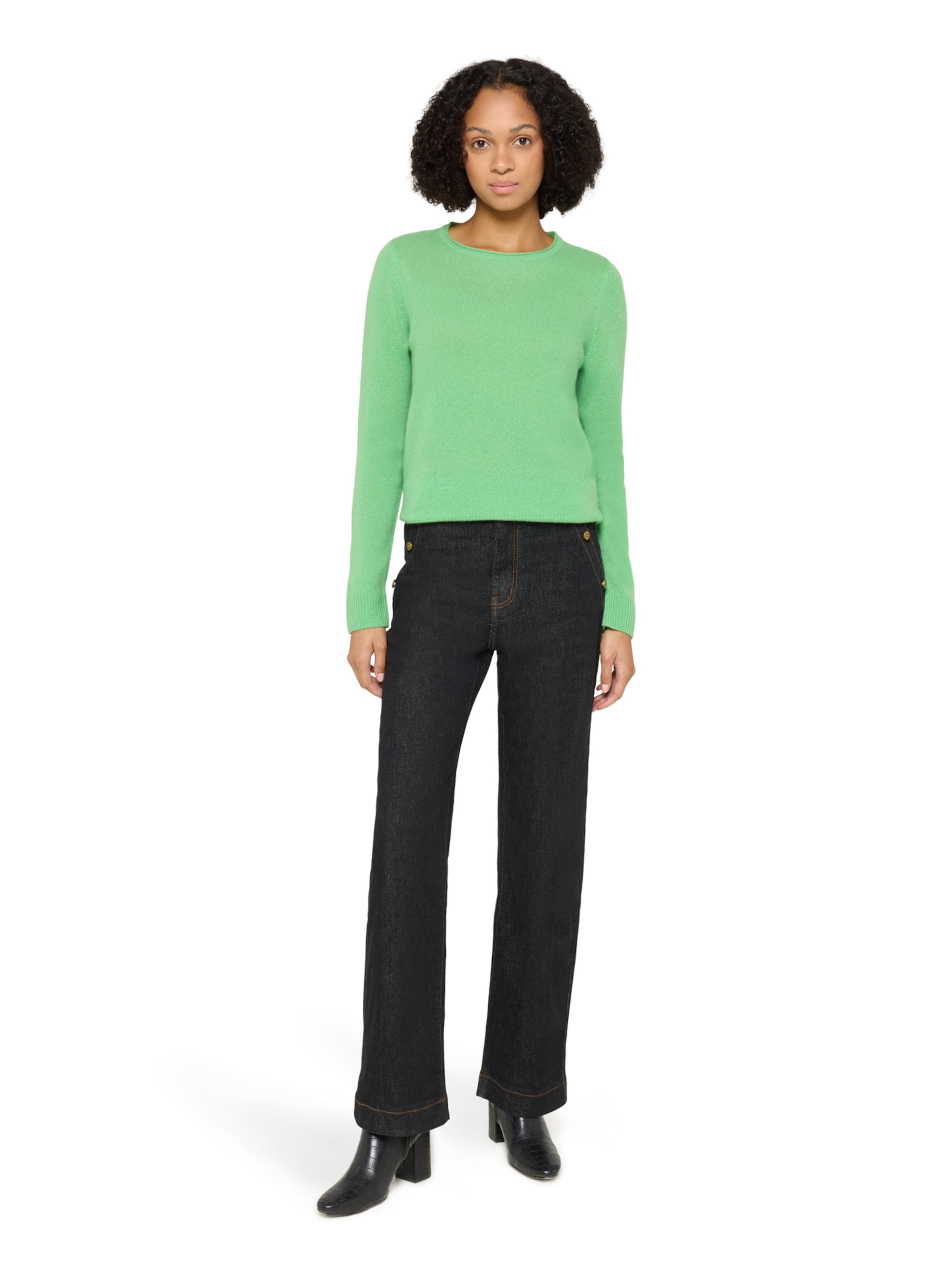 Pull-over Cartoon en vert