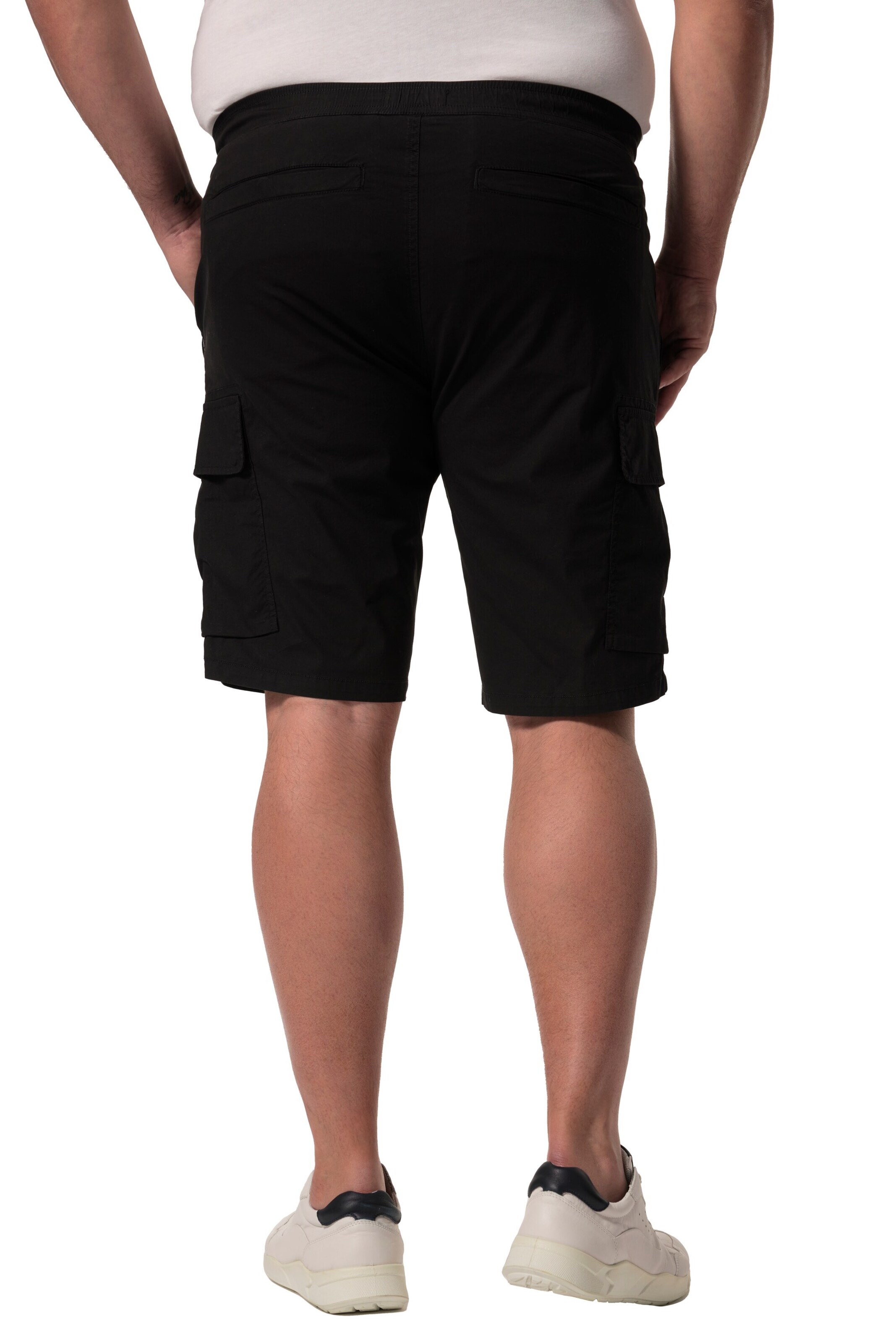 Men Plus Loosefit Hose in Schwarz