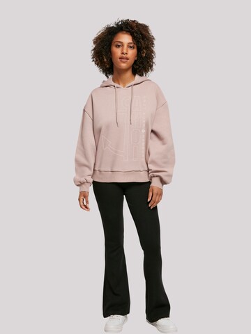 Sweat-shirt 'Ahoi Anker Outlines Knut & Jan Hamburg' F4NT4STIC en rose