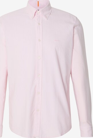 BOSS Overhemd 'Rickert' in Roze: voorkant