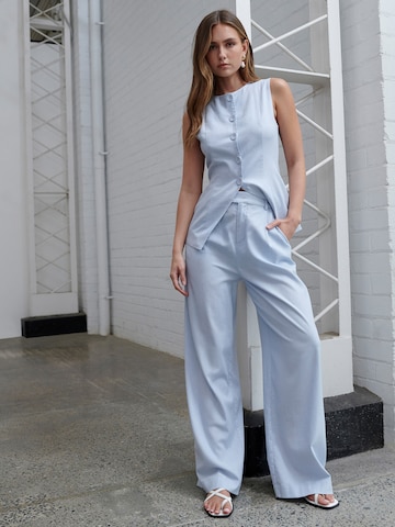 Willa Top in Blauw: voorkant