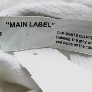Off-White Sweatshirt & Zip-Up Hoodie in M in White