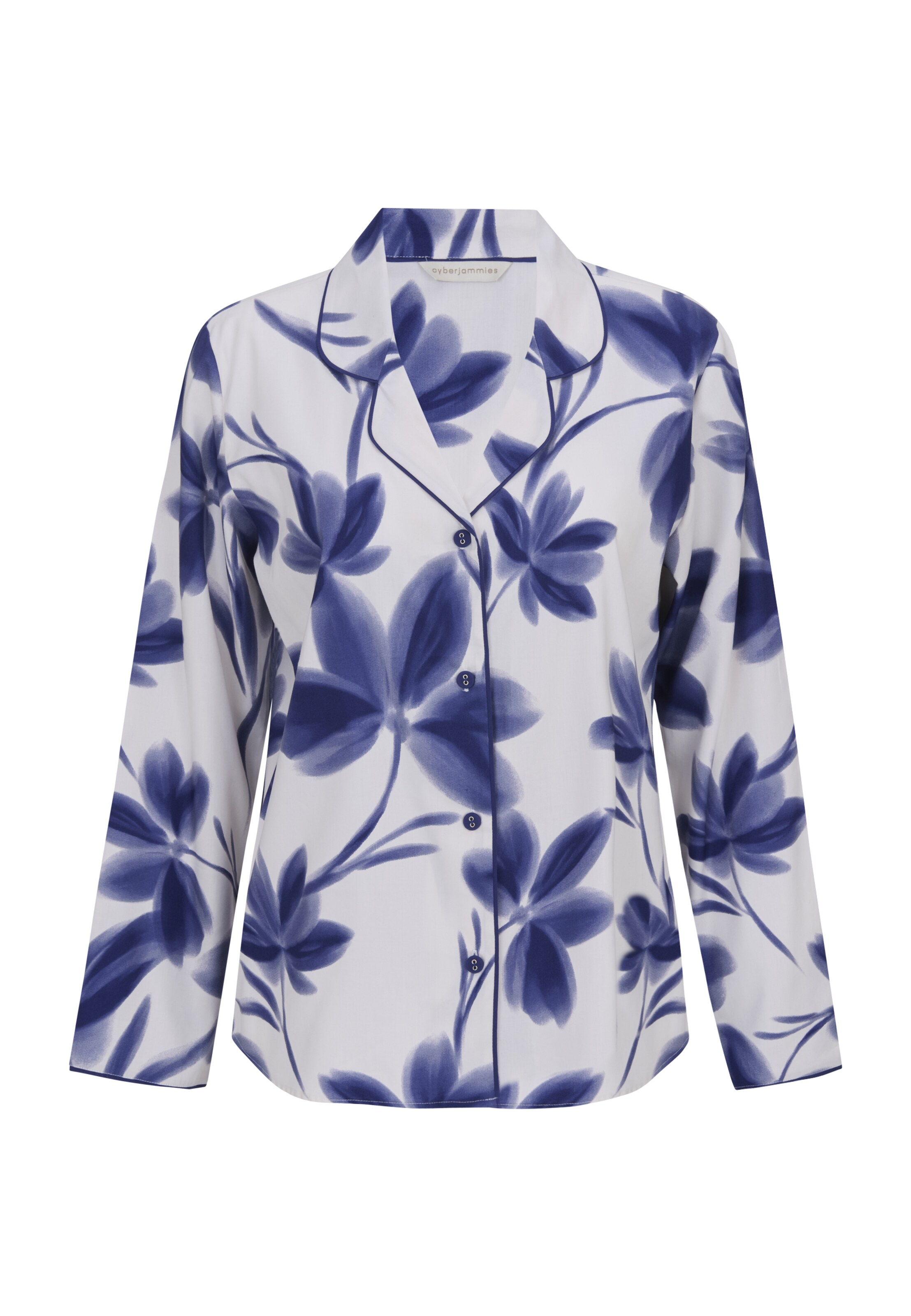Cyberjammies Pajama shirt 'Indigo' in White: front