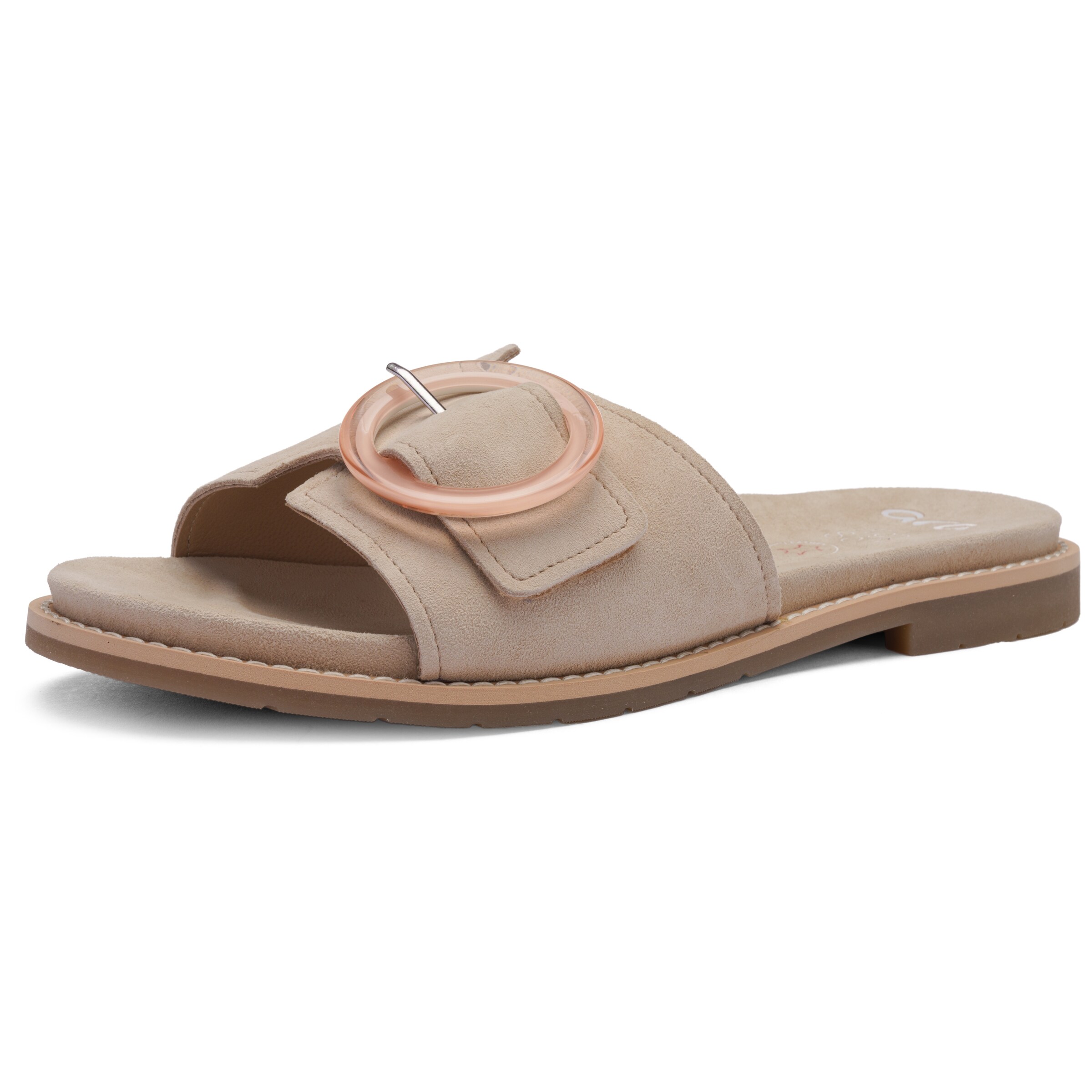ARA Mules in Beige: front