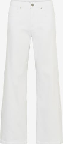 Wide Leg Jean 'Louis' My Essential Wardrobe en blanc : devant