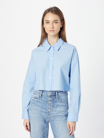 DRYKORN Blouse 'ADU' in Blue: front