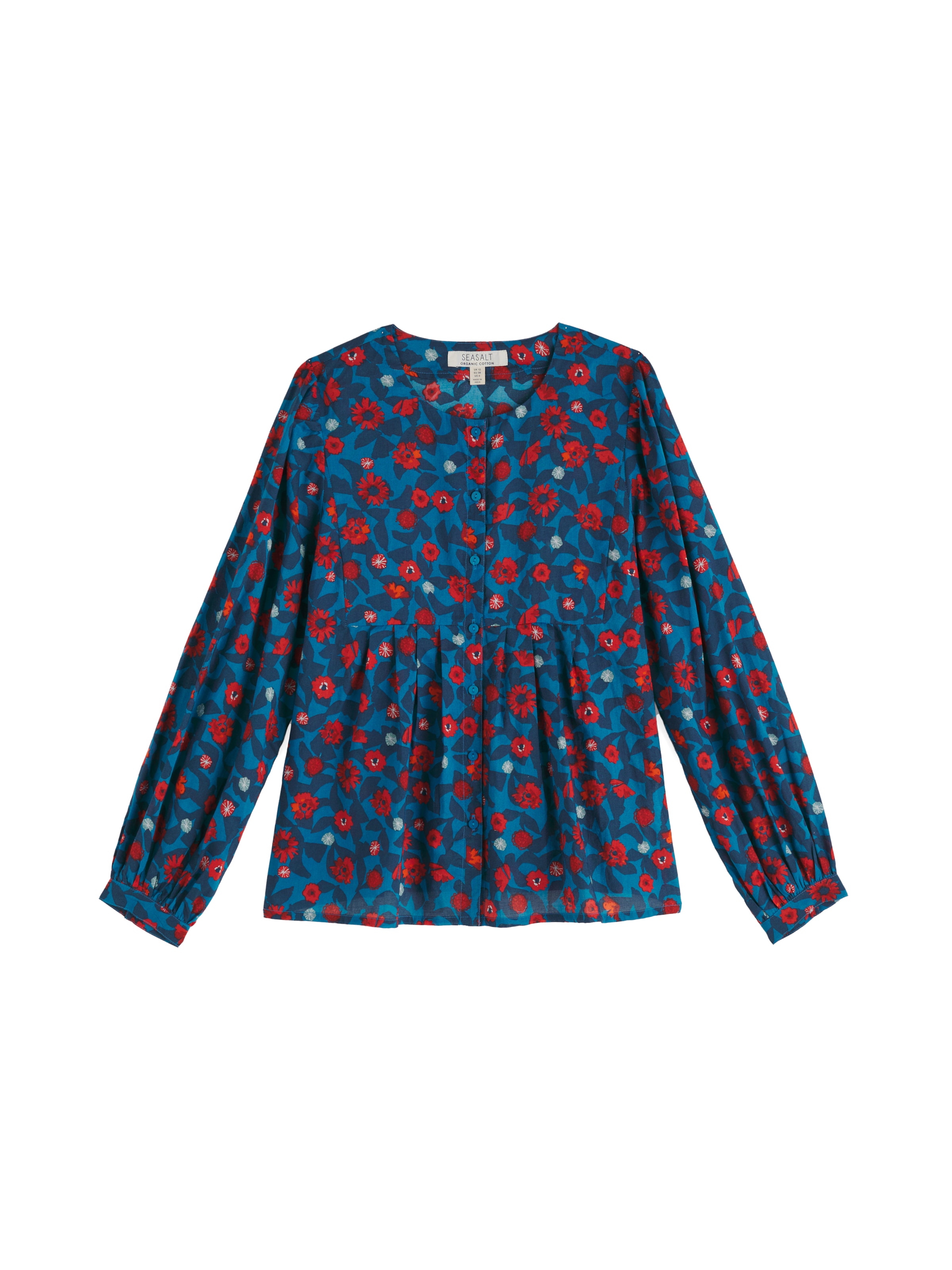 Camicia da donna 'Thornapple' di Seasalt Cornwall in blu: frontale